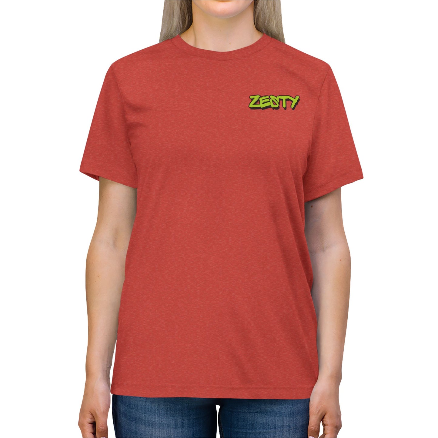Zesty Rose Unisex Triblend Tee | Graphic Tee, Casual Wear, Everyday Style, Gift for Friends, Birthday Present