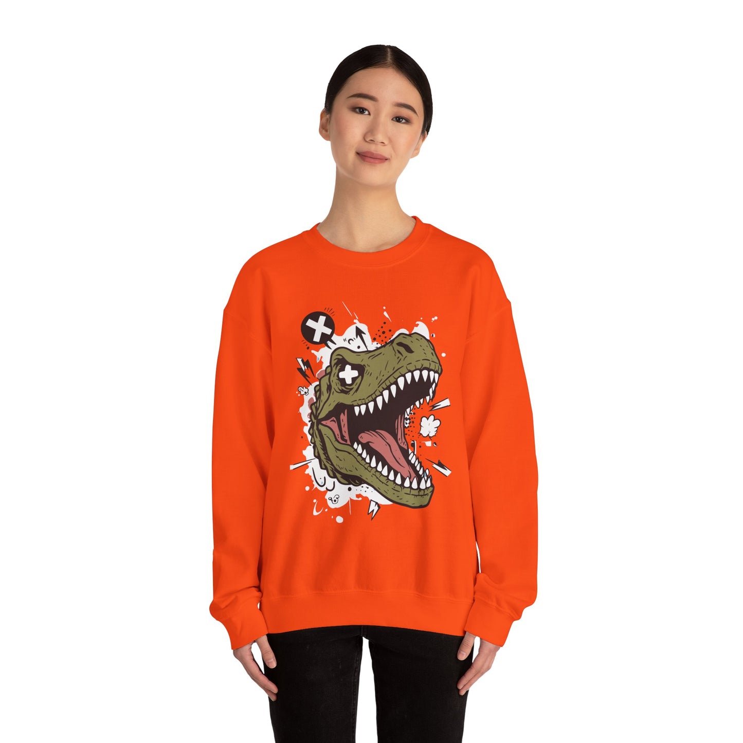 Dinosaur Graphic Crewneck Sweatshirt - Unisex Heavy Blend™