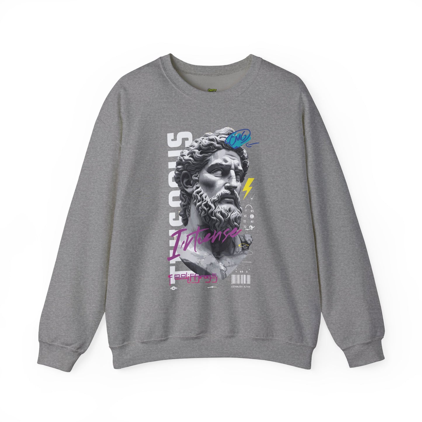 Intense Vintage Style Crewneck Sweatshirt - Unisex Heavy Blend™