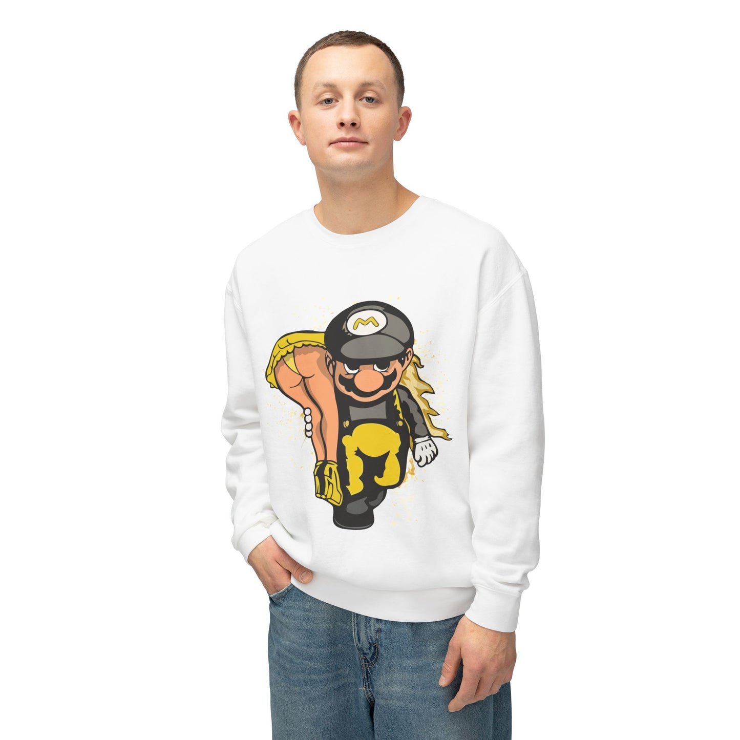 Unisex Lightweight Crewneck Sweatshirt - Retro Gamer