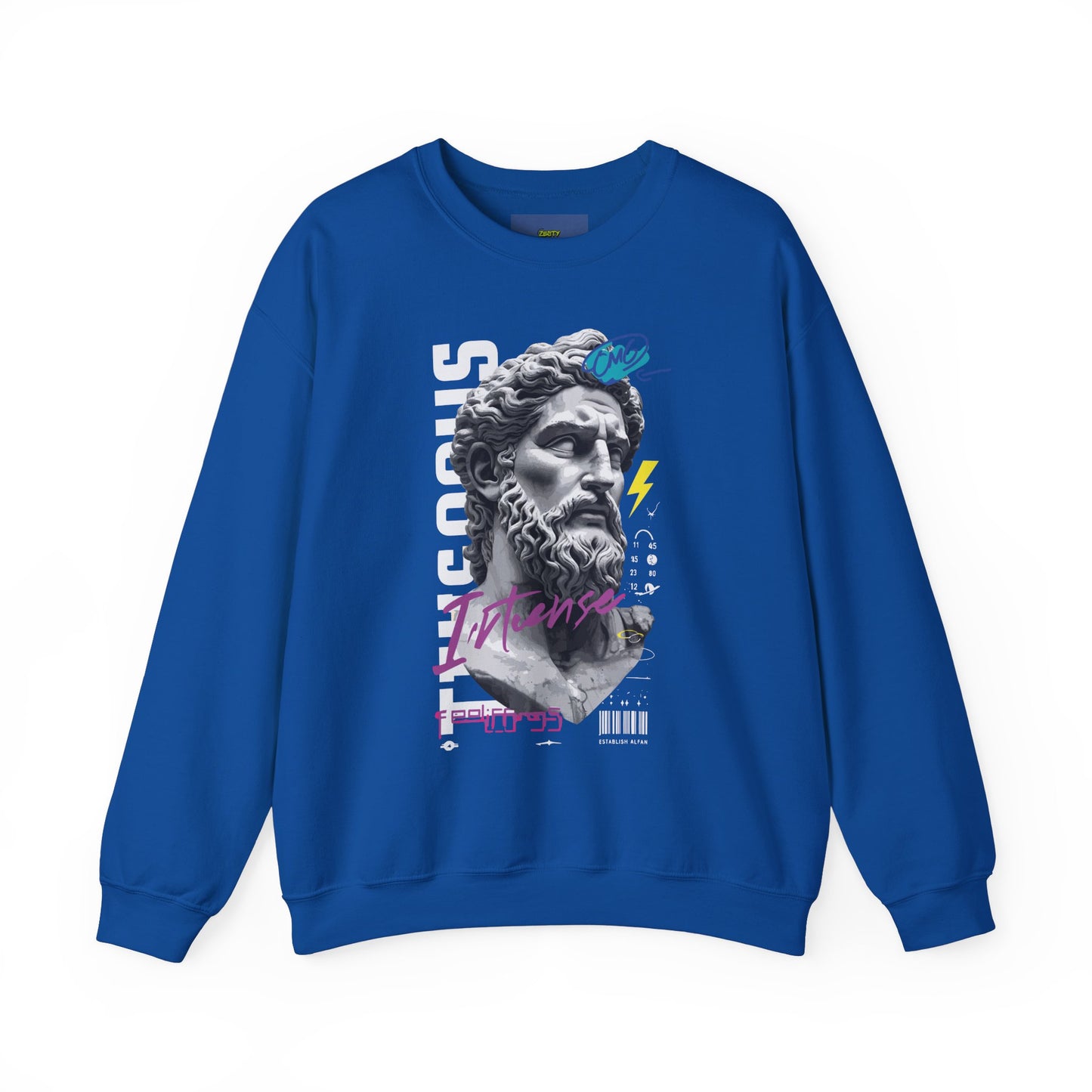 Intense Vintage Style Crewneck Sweatshirt - Unisex Heavy Blend™