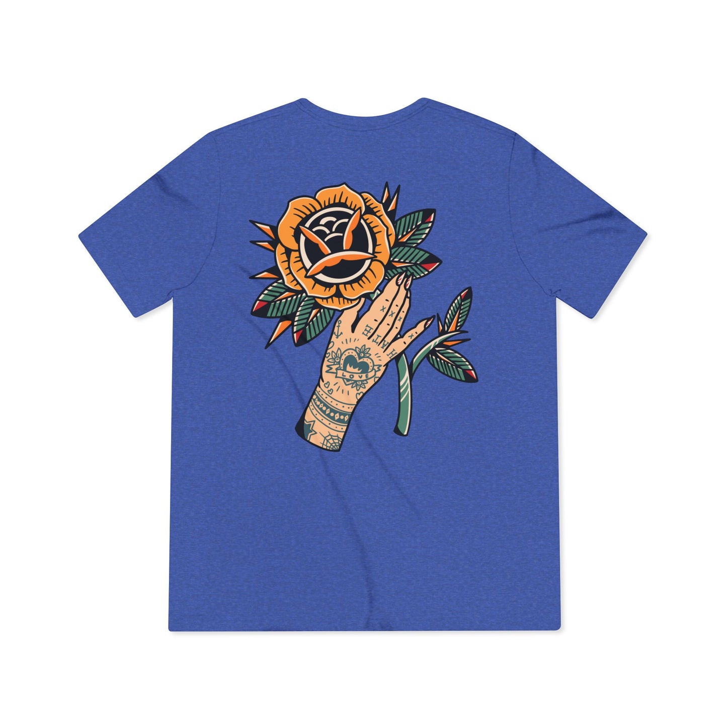 Zesty Rose Unisex Triblend Tee | Graphic Tee, Casual Wear, Everyday Style, Gift for Friends, Birthday Present