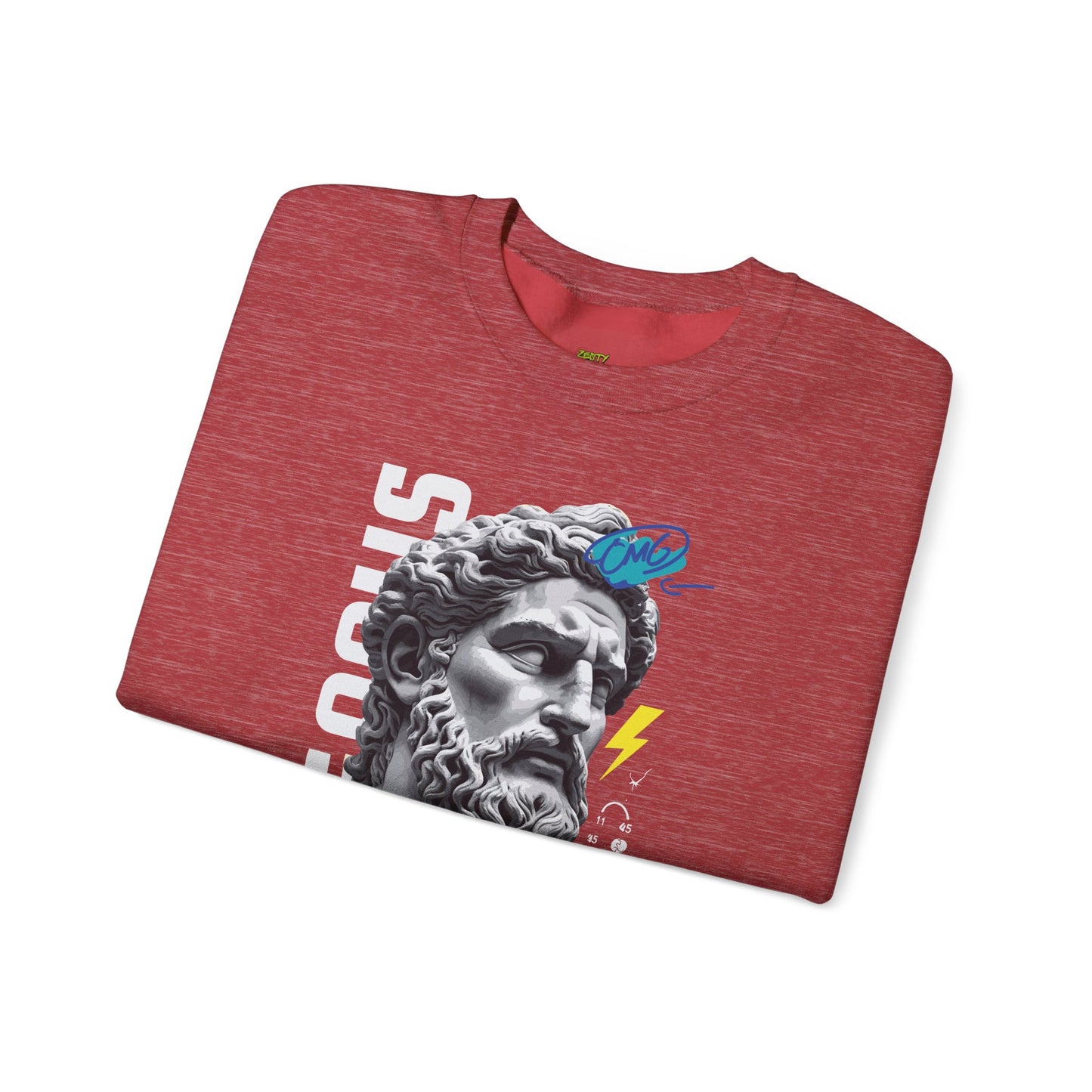 Intense Vintage Style Crewneck Sweatshirt - Unisex Heavy Blend™