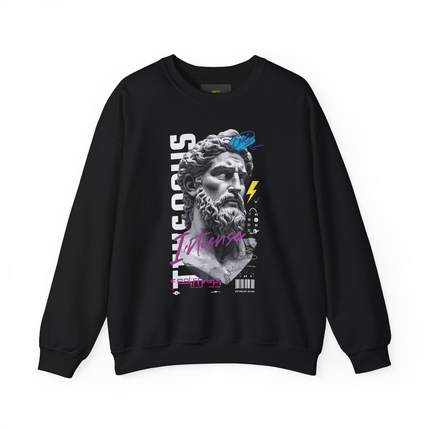 Intense Vintage Style Crewneck Sweatshirt - Unisex Heavy Blend™