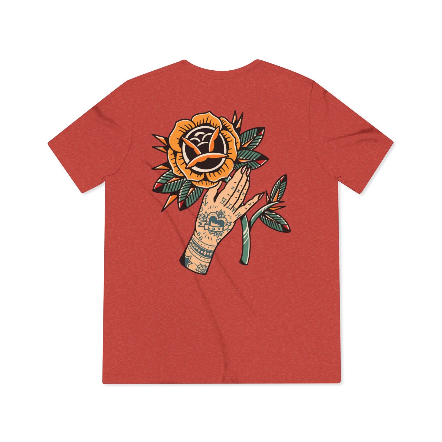 Zesty Rose Unisex Triblend Tee | Graphic Tee, Casual Wear, Everyday Style, Gift for Friends, Birthday Present