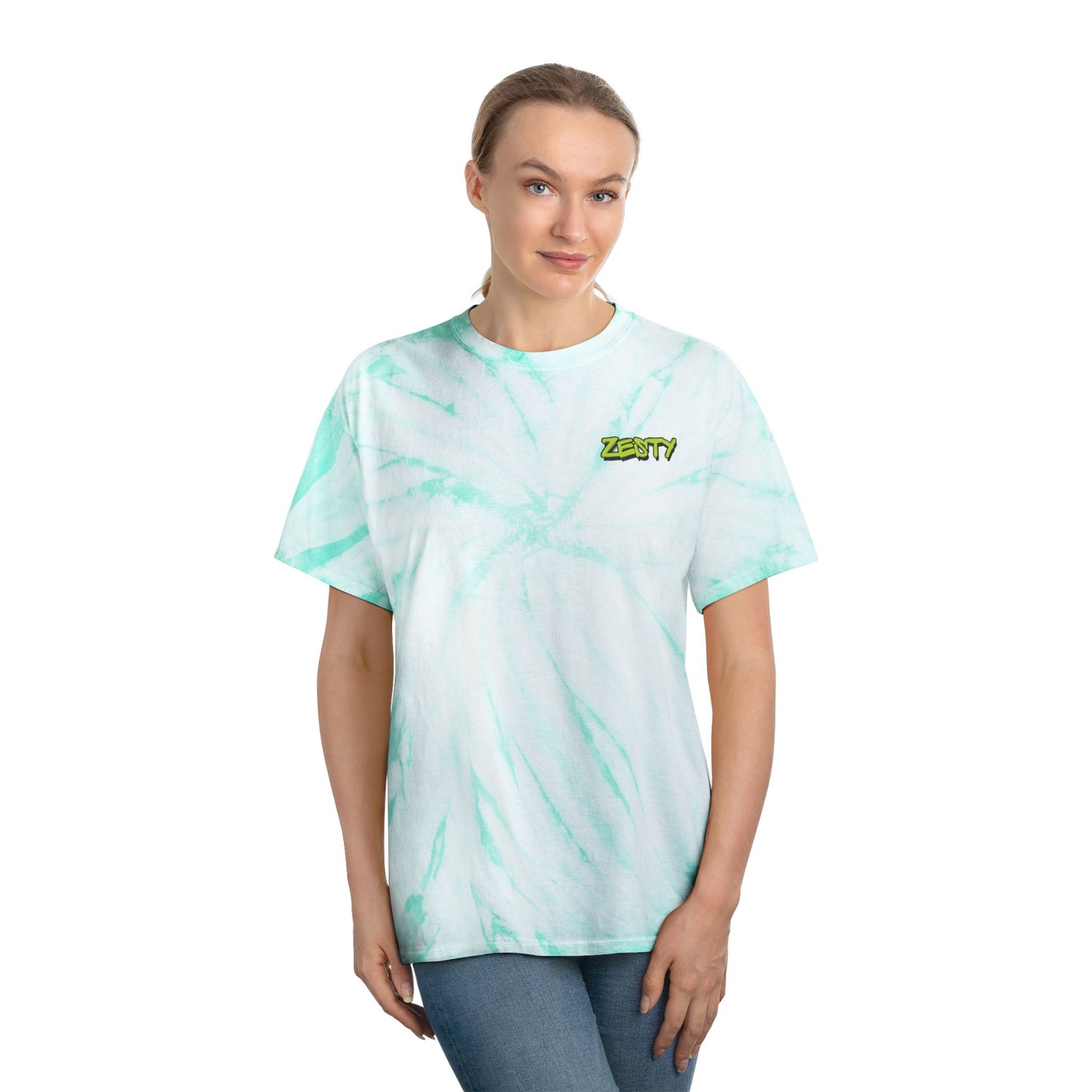 Zesty Tie-Dye Tee - Bright Yellow Spiral T-Shirt for Summer Vibes