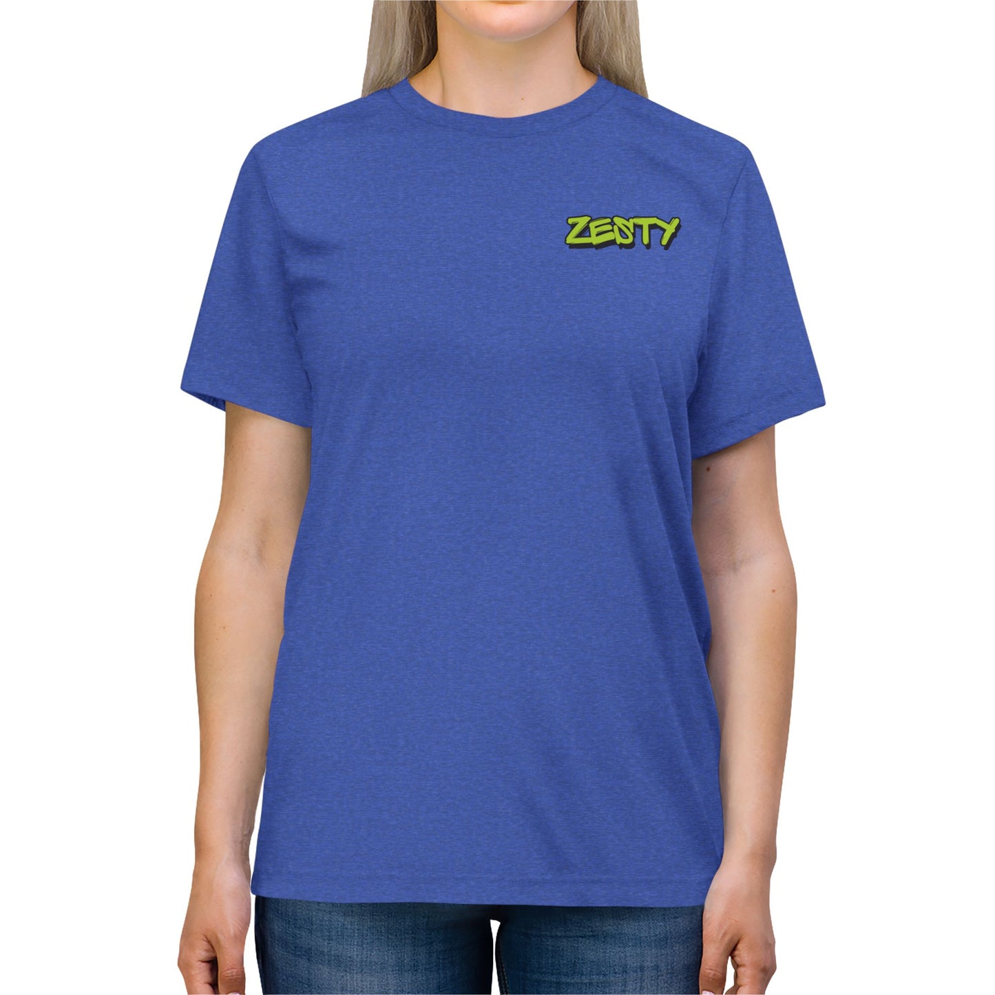 Zesty Rose Unisex Triblend Tee | Graphic Tee, Casual Wear, Everyday Style, Gift for Friends, Birthday Present