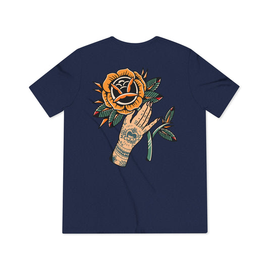 Zesty Rose Unisex Triblend Tee | Graphic Tee, Casual Wear, Everyday Style, Gift for Friends, Birthday Present